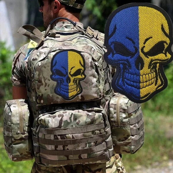 Українські патріотичні нашивки для ЗСУ на липучці