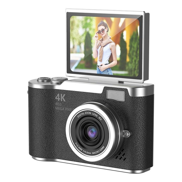 Компактна 4K камера 48 МП для навчання, селфі та подорожей