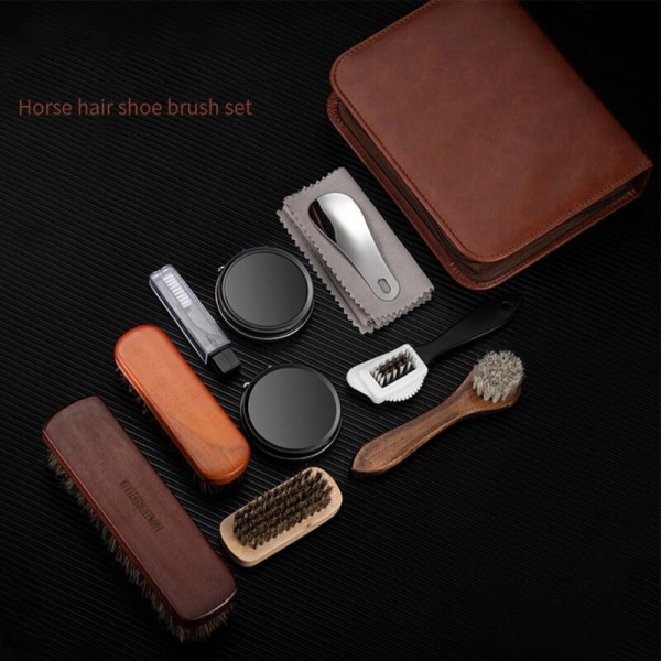 Універсальний набір для догляду за чоловічим та жіночим взуттям у домашніх умовах та поїздках