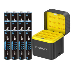 Інтелектуальна зарядка PUJIMAX 1.5V із комплектом батарей