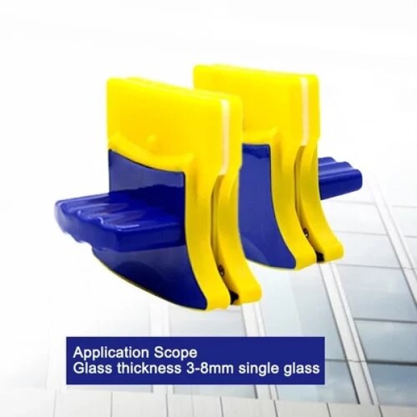 Магнітна щітка для миття вікон з двох сторін Glass Wiper Window Wizard, щітка для вікон, миття вікон