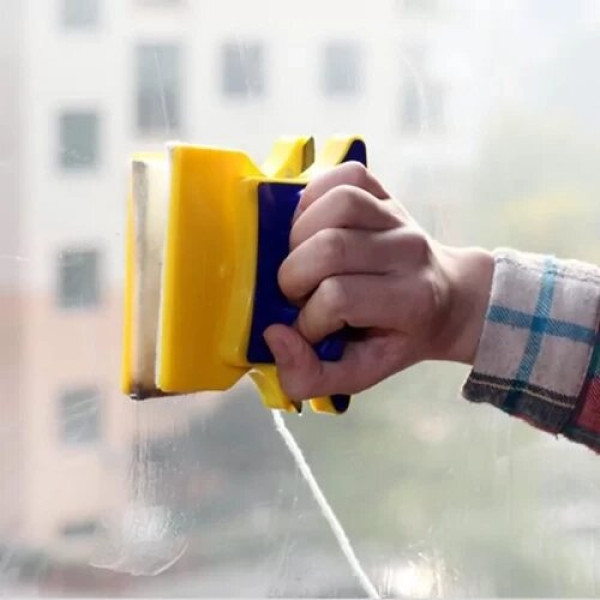Магнітна щітка для миття вікон з двох сторін Glass Wiper Window Wizard, щітка для вікон, миття вікон