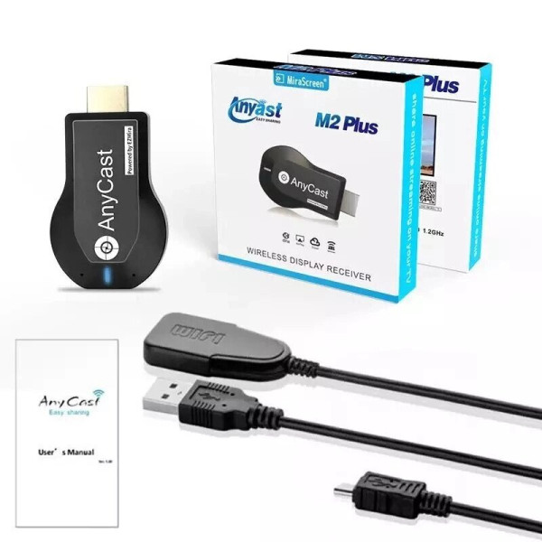 M2 Anycast HDMI-сумісний ТВ-приймач HD 1080P Miracast DLNA Airplay Wi-Fi дисплей приймач