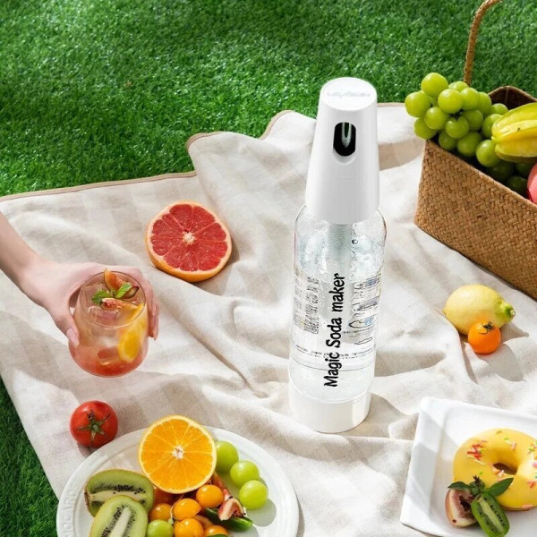Сифон Soda Maker для газування, швидке газування улюблених напоїв за 3 секунди, радість для дітей