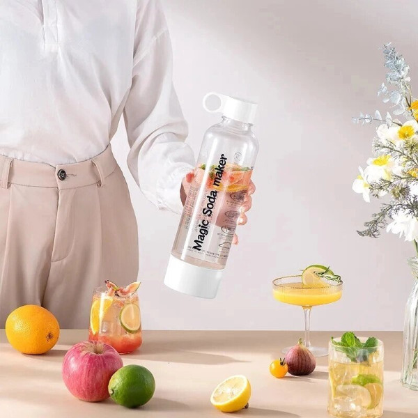 Сифон Soda Maker для газування, швидке газування улюблених напоїв за 3 секунди, радість для дітей