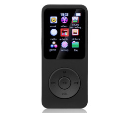 Портативний MP3-плеєр з Bluetooth 5.0, що розширюється пам'яттю до 256 ГБ, FM-радіо та диктофоном