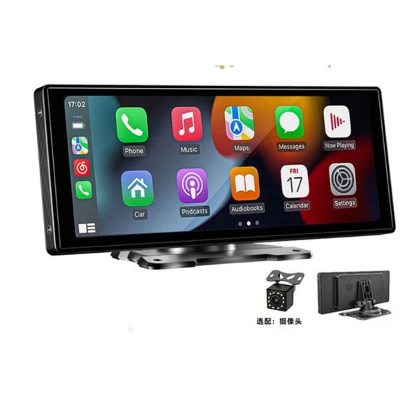 10,26" Автомобільний мультимедійний плеєр з CarPlay, Android Auto, Bluetooth, USB, AUX, Wi-Fi