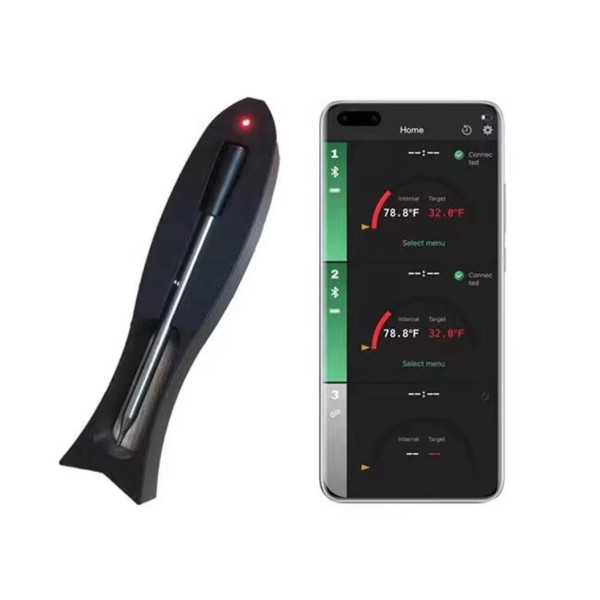 Бездротовий термометр для м'яса | Bluetooth 5.1 | USB заряджання | Точний контроль температури