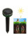 Відлякувач ультразвуковий гризунів на сонячній батареї Solar Sonic Pulse Repeller D-4561