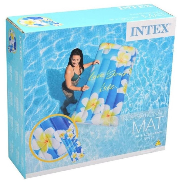 Компактный матрас для водоёмов и бассейна Intex 17884 см