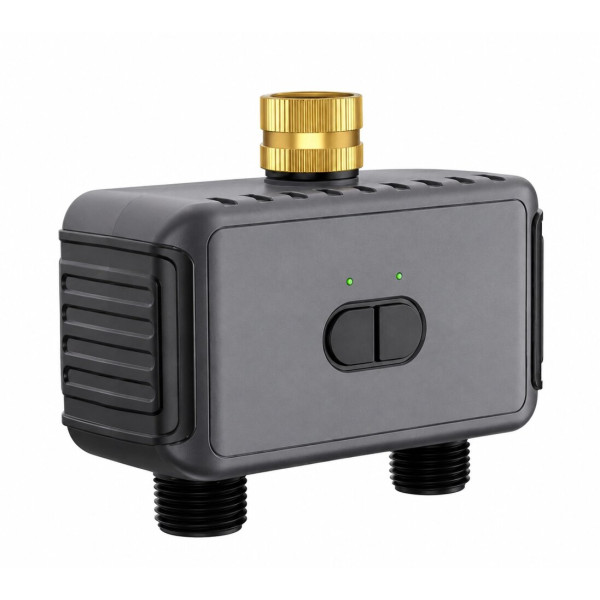 Автоматичний WiFi таймер поливу 2 виходи 3/4" із затримкою дощу