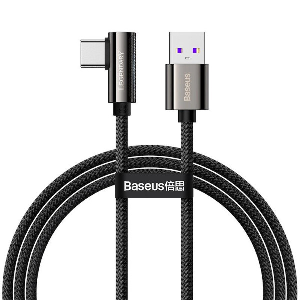 Usb кабель 2 метри baseus pd 65 legend series для швидкої зарядки+ швидкий протокол передачі кутовий