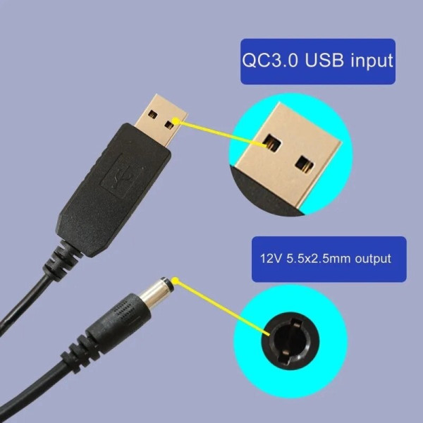 Usb кабель для роутера 12v роз'єм 5.5