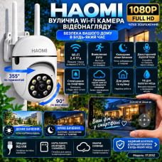 Поворотна Wi-Fi камера HAOMI 1080P з детектором руху